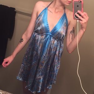 Silk dress/swimsuit cover
